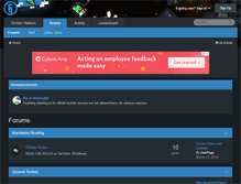 Tablet Screenshot of forums.technicpack.net